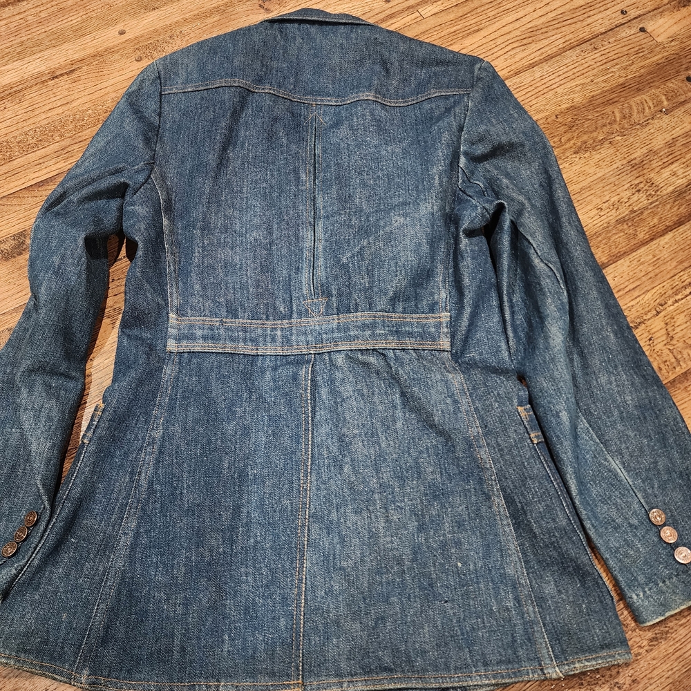 Vintage Levi's Orange Tab Denim Blazer  - Picture 6 of 7